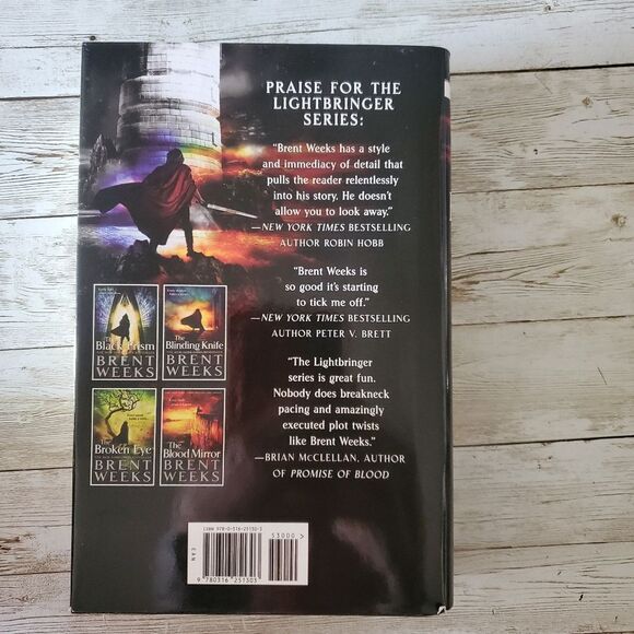 NEW The Burning White Lightbringer 5 by Brent Weeks Hardcover Book Dust Jacket - Picture 3 of 3